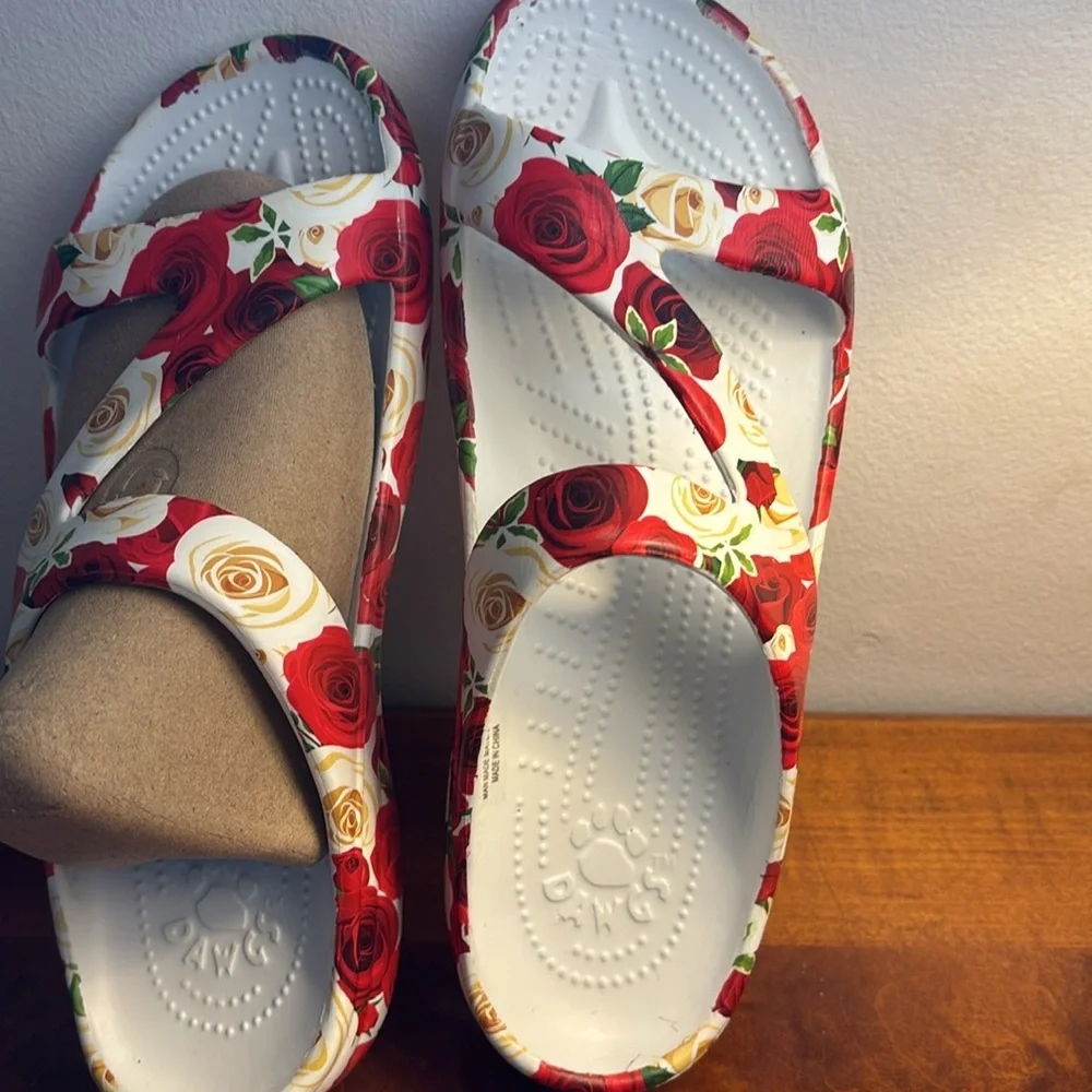 Floral Dawgs women’s Sandals size 10 - Picture 5 of 6